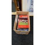 BOX OF FOOTBALL PROGRAMMES
