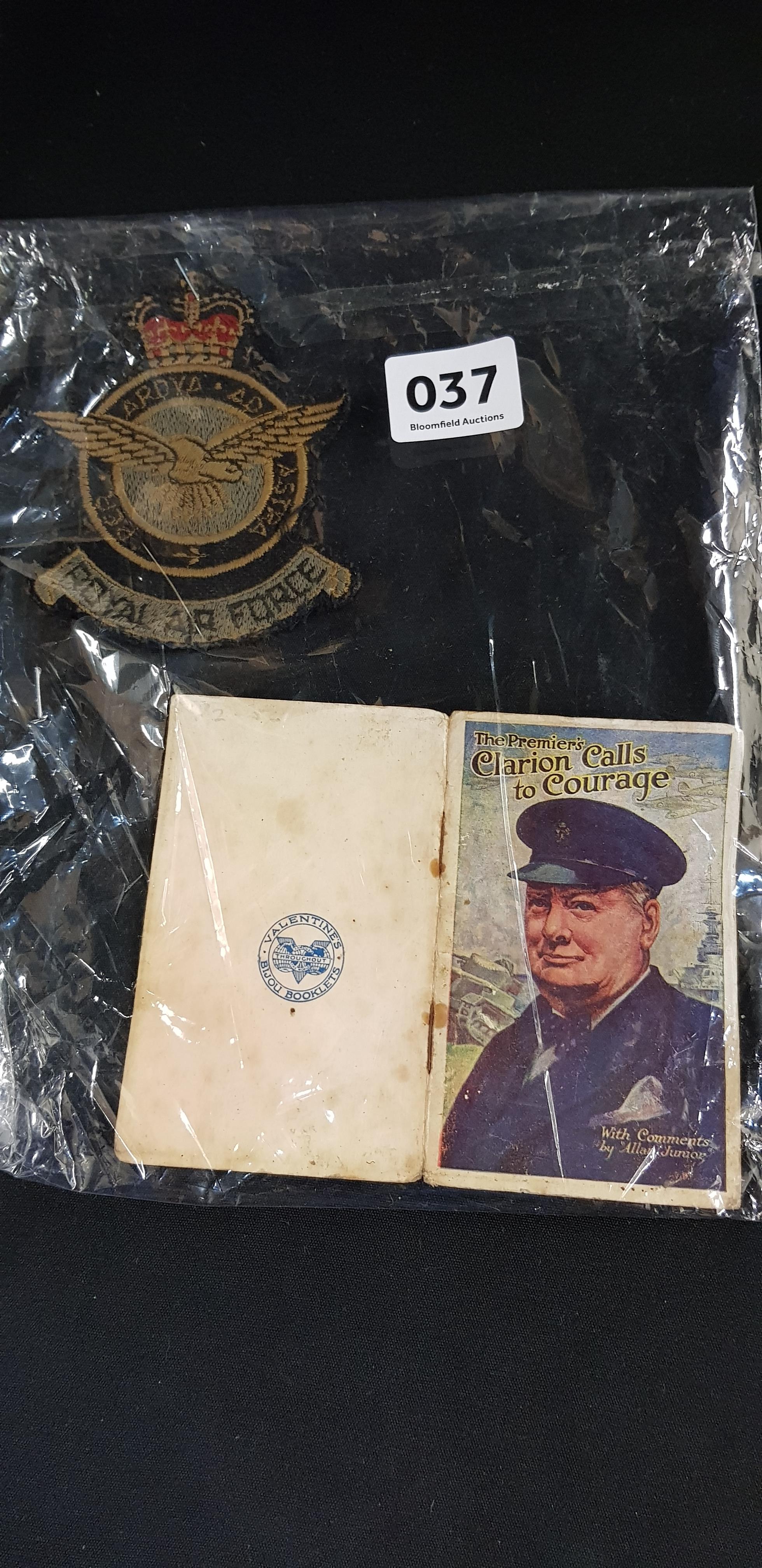 RAF PATCH AND BOOKLET