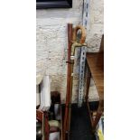 3 OLD WALKING STICKS