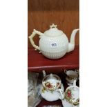 BELLEEK TEAPOT