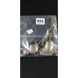 BAG OF SILVER & OTHER ITEMS