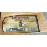 VINTAGE ULSTER AUTOMOBILE CLUB SIGN