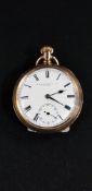 GOLD PLATED POCKET WATCH