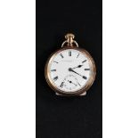 GOLD PLATED POCKET WATCH