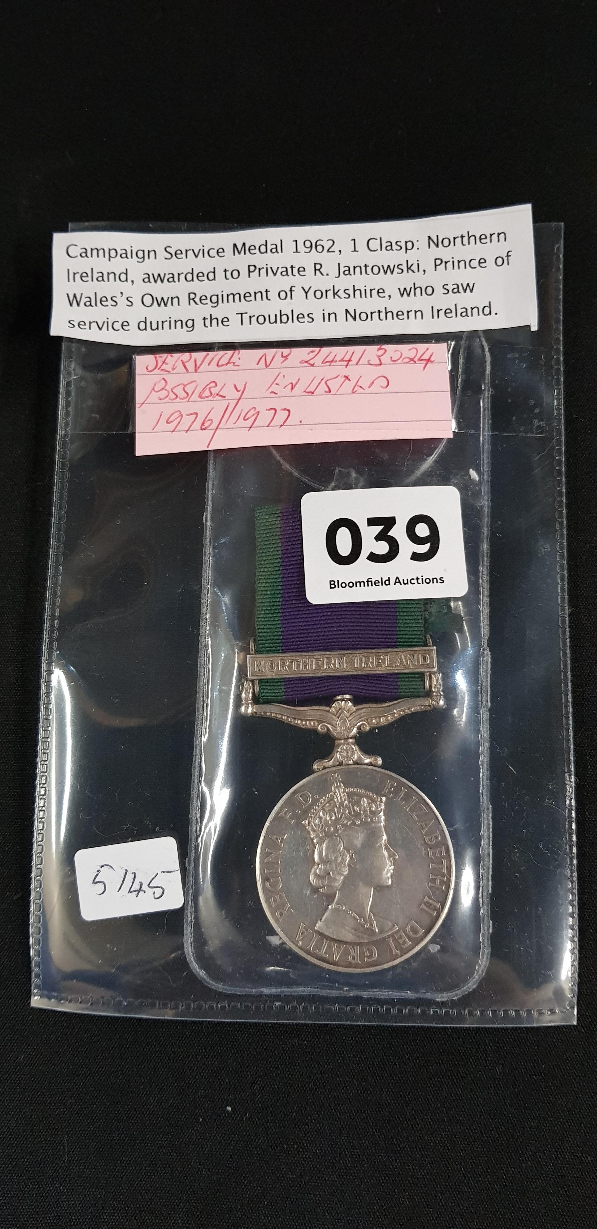 CAMPAIGN SERVICE MEDAL