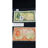 PAIR OF LADY LAVERY BANKNOTES