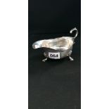 ANTIQUE SILVER SAUCE BOAT