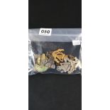 BAG OF IRISH ARMY REGIMENTAL BADGES