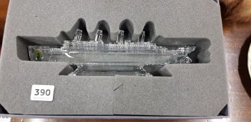 WATERFORD GLASS MODEL TITANIC