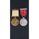 ROYAL IRISH CONSTABULARY MEDAL & 1911 CORONATION MEDAL _ WITH COPIES OF CENSES 1901 &1911