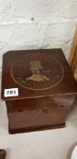 ANTIQUE ADVERTISING TOBACCO AND CIGAR BOX