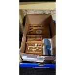 2 BOXES OF DOLLS HOUSE FURNITURE