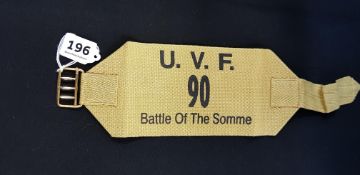 UVF ARMBAND 90TH ANNIVERSARY