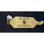 UVF ARMBAND 90TH ANNIVERSARY