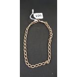 ANTIQUE 15CT GOLD CHAIN CIRCA 38.7 GRAMS