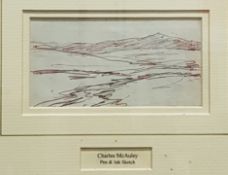 CHARLES MCAULEY - PEN AND INK SKETCH