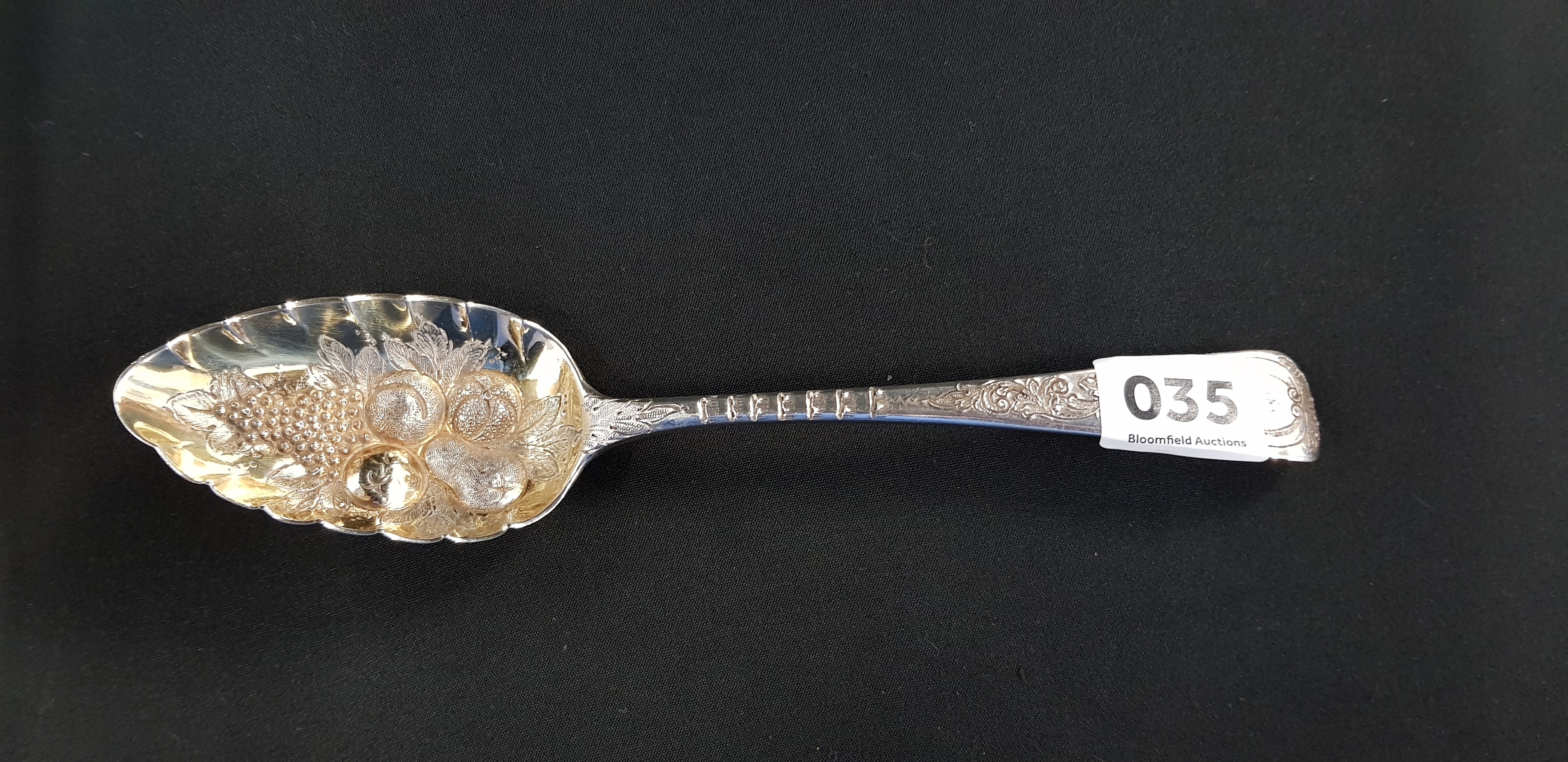 SILVER BERRY SPOON - LONDON 1808/09