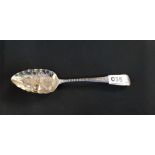 SILVER BERRY SPOON - LONDON 1808/09