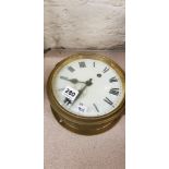 BRASS SHIPS CLOCK