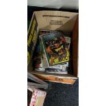 BOX OF SUPER HERO COMICS