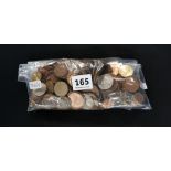 BAG OF OLD COINS