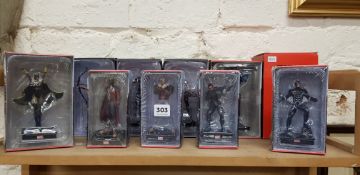 SHELF LOT OF MARVEL FIGURES