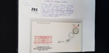 FIRST DAY COVER - SIGNED BY NORMAN TEBBITT