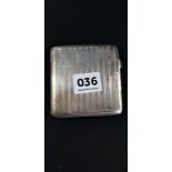 SILVER CIGARETTE CASE - BIRMINGHAM - CIRCA 76.6 GRAMS