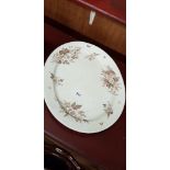 LARGE BELLEEK POTTERY PLATTER 1ST PERIOD