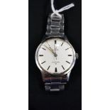 STAINLESS STEEL GENTS OMEGA SEAMASTER 17 JEWELS CAL.286 SIREN ON BACK
