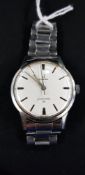 STAINLESS STEEL GENTS OMEGA SEAMASTER 17 JEWELS CAL.286 SIREN ON BACK