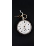 VICTORIAN SILVER POCKET WATCH