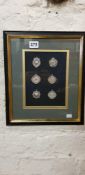 COLLECTION OF FRAMED IRISH MEDALS