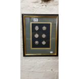 COLLECTION OF FRAMED IRISH MEDALS