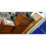 CHEST OF DRAWERS, BEDSIDE CABINET, WARDROBE AND SINGLE BED