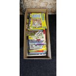 BOX OF FOOTBALL PROGRAMMES