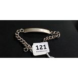 SILVER ID BRACELET