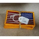 13 AMERICAN MILITARY FLAG PATCHES