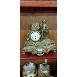 FRENCH GILT FRAMED CLOCK