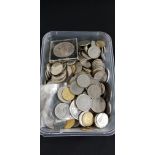 TUB OF COINS