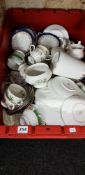 LARGE BOX LOT TO INCLUDE CHINA TEA SETS