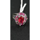 PINK STONE DRESS RING