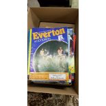 BOX OF FOOTBALL PROGRAMMES