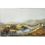 GILT FRAMED WATERCOLOUR 'THE LITTLE LOCH'