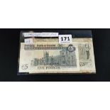 £5 AND £1 BANKNOTES BANK OF IRELAND BELFAST