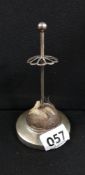 ANTIQUE SILVER HAT PIN STAND