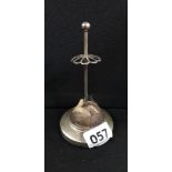 ANTIQUE SILVER HAT PIN STAND