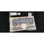 5 WW2 EMERGENCY BANKNOTES OF 1940'S