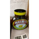 LARGE MARMITE ADVERTISING JAR