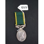 TERRITORIAL MEDAL - S/3235721 PTE J. MCKEE R.A.S.C